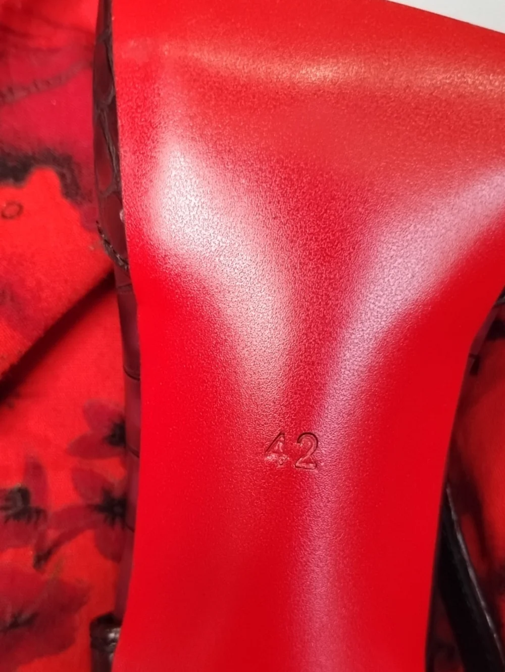 LOUBOUTIN INSPIRED SLING BACK HEELS NWOT